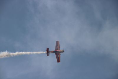 Red Plane In The Fog