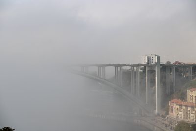 Arrabida Bridge Behind The Fog